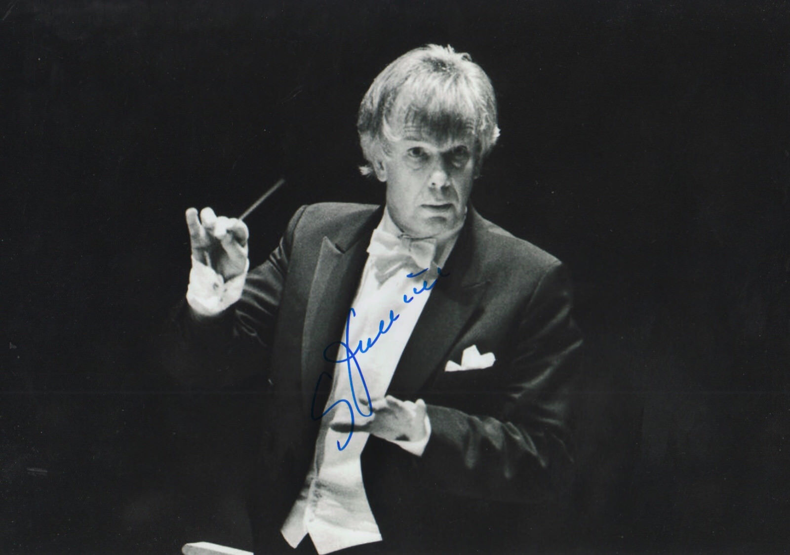 Christoph von Dohnanyi Conductor signed 8x12 inch Photo Poster painting autograph