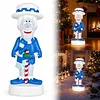 Glowing Snow Miser Figure Classic Unique Look for Outdoor Lawn Porch Decor