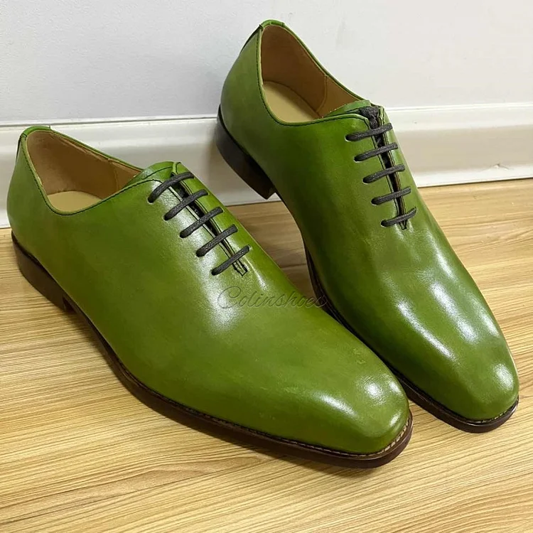 Men's Genuine Leather Business Oxford Dress Shoes