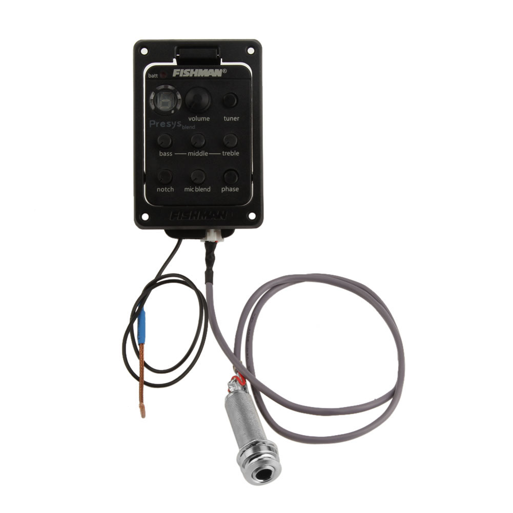 

Fishman 301 4-Band EQ Equalizer Guitar Preamp Piezo Pickup with Microphone, 501 Original
