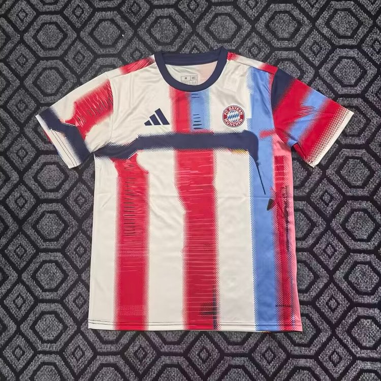 2026-27 Bayern Munich tricolor pre-match kit - player version