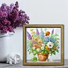 Diamond Painting Special Shaped Drill Plant With Frame(22x22 CM)