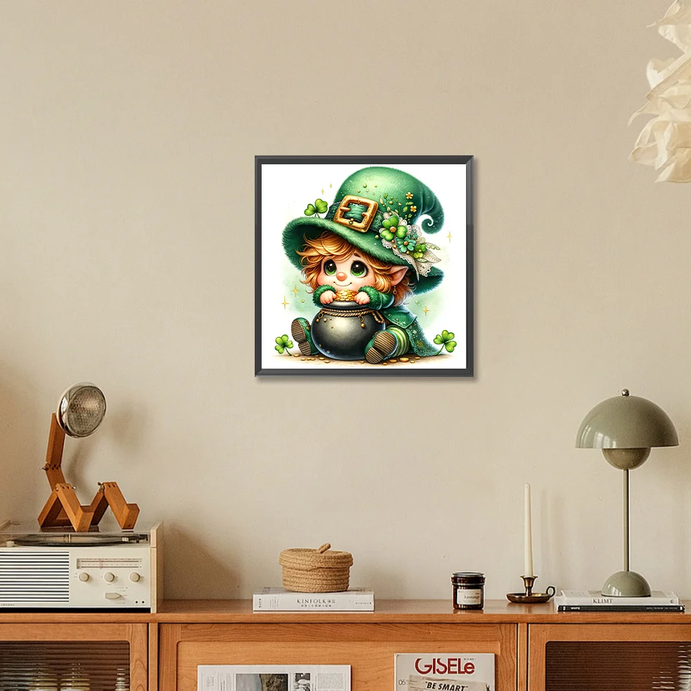 Diamond Painting - Full Round Drill - St.Patrick's Day(Canvas|30*30cm)