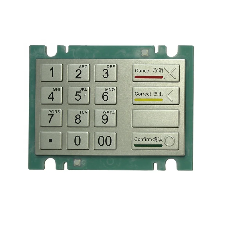 PCI approved Encryting pin pad ATM PINPAD  for ATM and payment kiosk compatible with  Wincor EPP V5