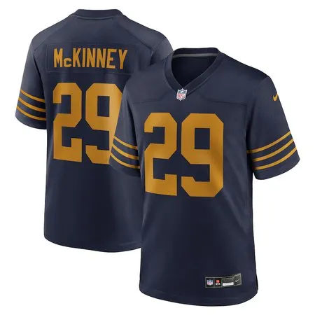 Youth Green Bay Packers #29 Xavier McKinney  Navy The 1923 Classic Game Jersey