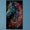 >SALE<5D DIY Full Round Drill Diamond Painting Horse Kit Home Art Decoration (sz4265)