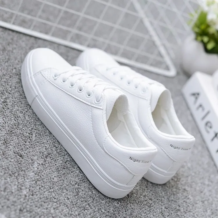 Breakj Breakj White Shoes Women 2025 Spring And Autumn New Fashion Flat Shoes Students Breathable Women's Shoes Net Red Single Shoes Casual White Shoes