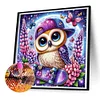 Diamond Painting-DIY Full Round Drill Cool Owl