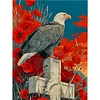 Eagle of Remembrance-Framed oil painting by numbers 30*40CM