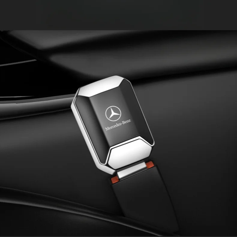 Vehicle-mounted zinc alloy electroplated safety belt extension buckle