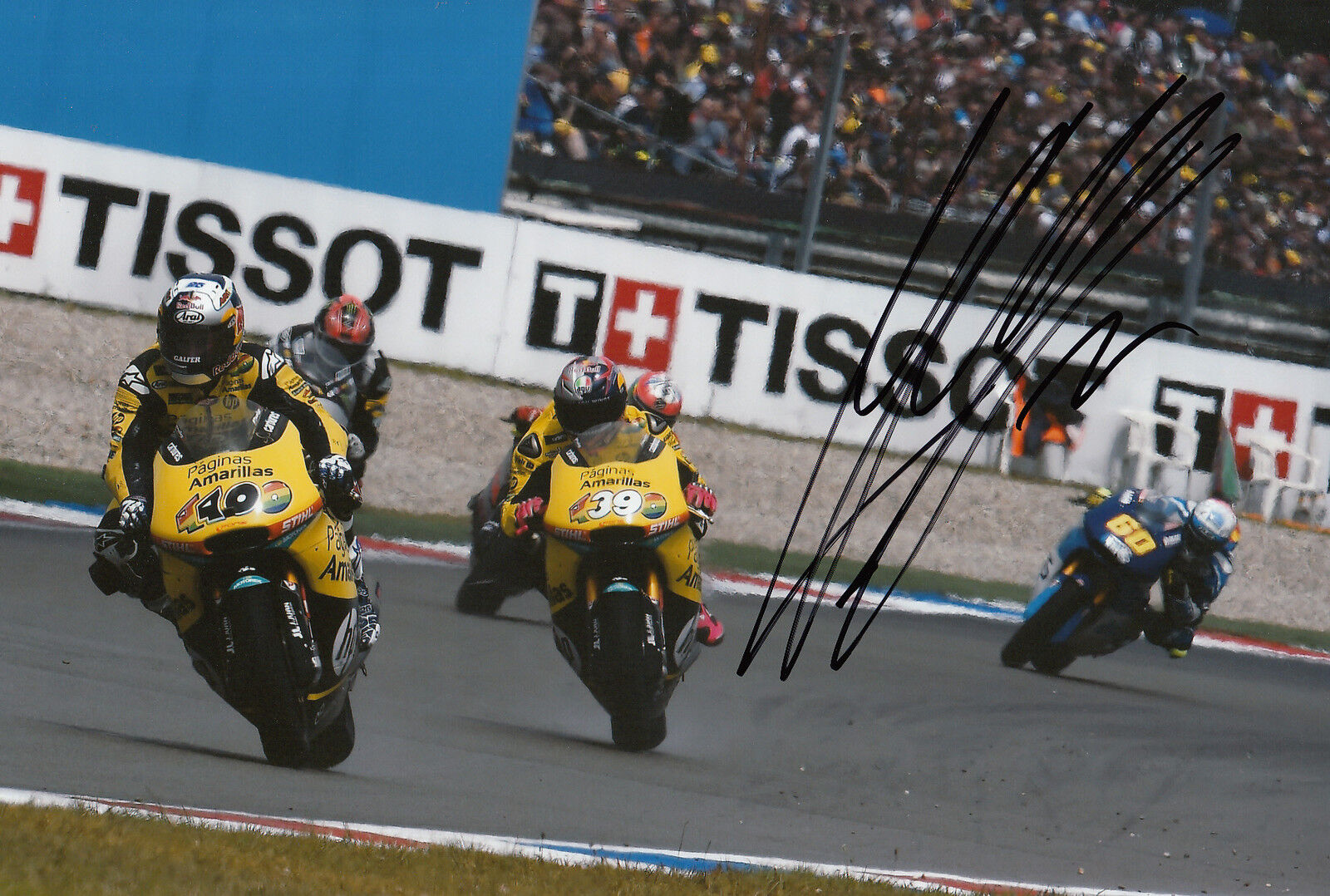 Maverick Vinales Hand Signed HP Pons Racing Kalex 12x8 Photo Poster painting 2014 Moto2 7.