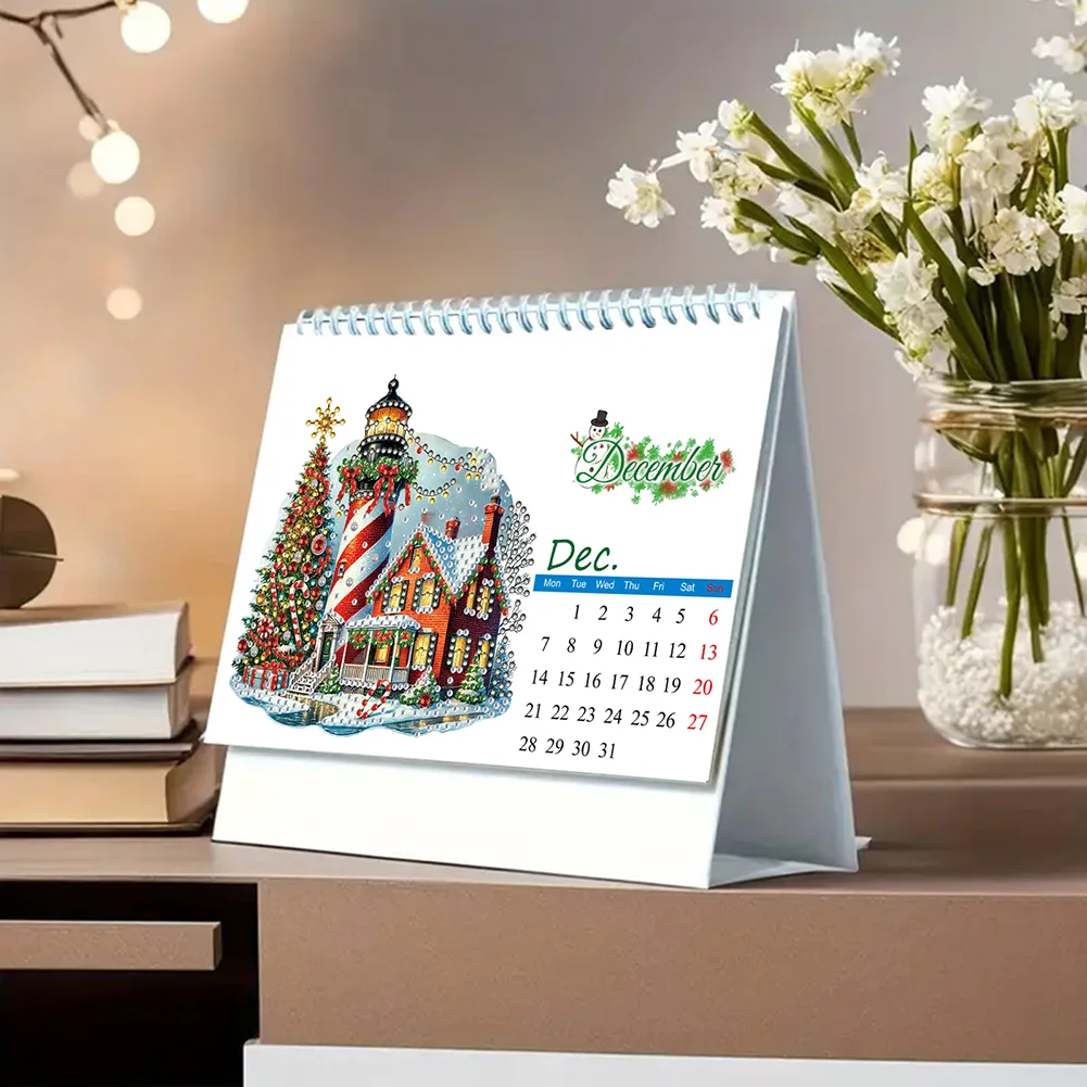 5D/DIY Calendar Crystal Painting Desk Calendars Kit Diamond Painting Calendar