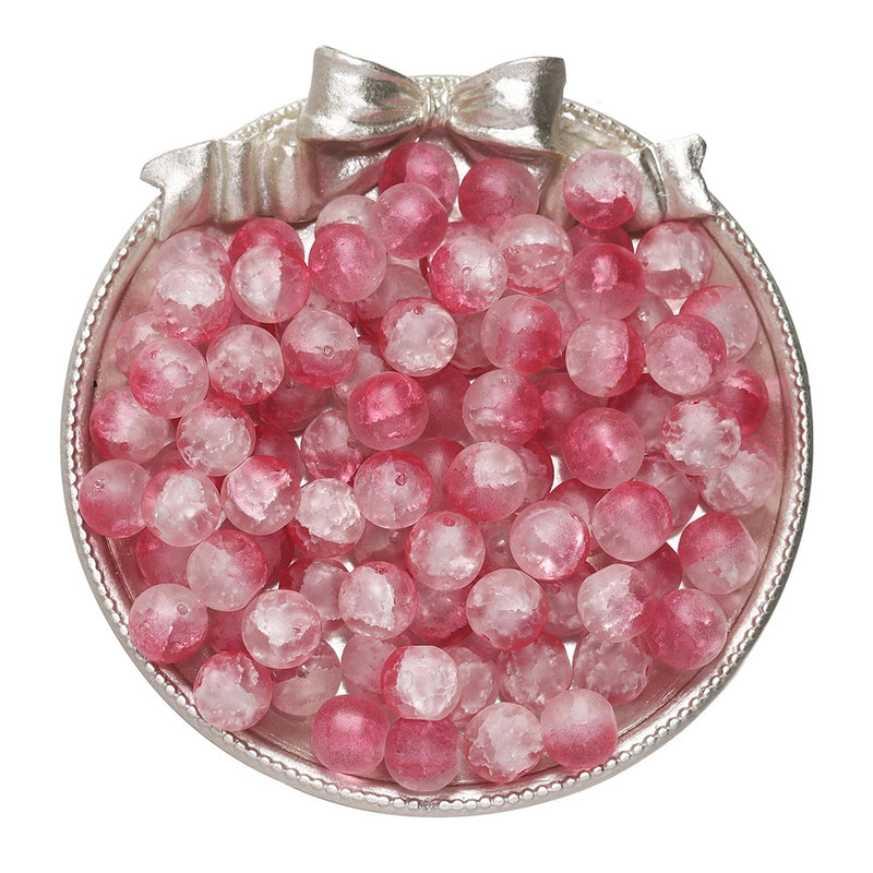 50 PCS/Package Diameter 10mm Diameter 4mm Diameter 8mm Glass Solid Color Jewelry Accessories