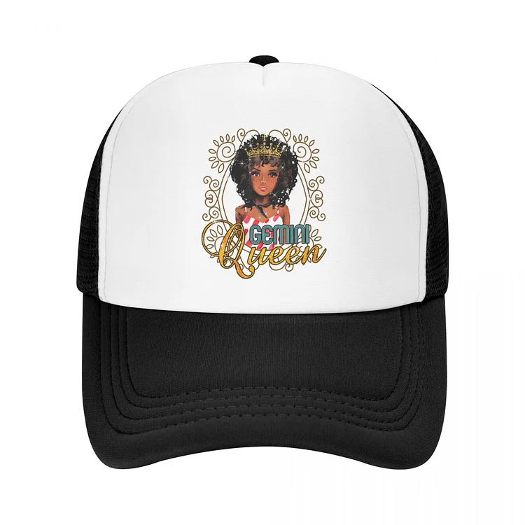 Punk Unisex African Women American Black Girl Trucker Hat Adult Adjustable Baseball Cap Men Women Sports
