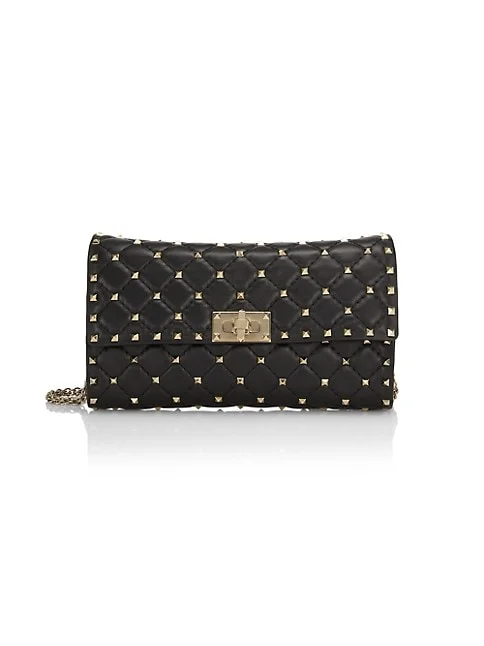 Valentino Garavani Rockstud Spike Quilted Leather Shoulder Bag 5 out of 5 Customer Rating
