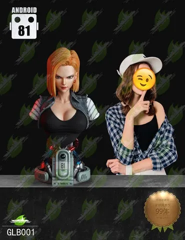 1/4 Green Leaf GLS005 Dragon Ball Android 18 Resin Statue Figure Painted Recast