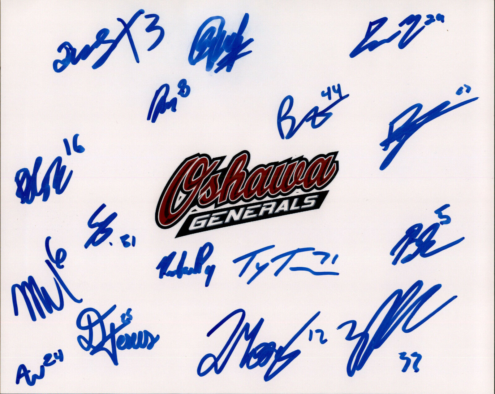 Oshawa Generals SIGNED 8x10 Photo Poster painting OHL 21/22 TEAM ++ TULLIO HARRISON MOORE ++