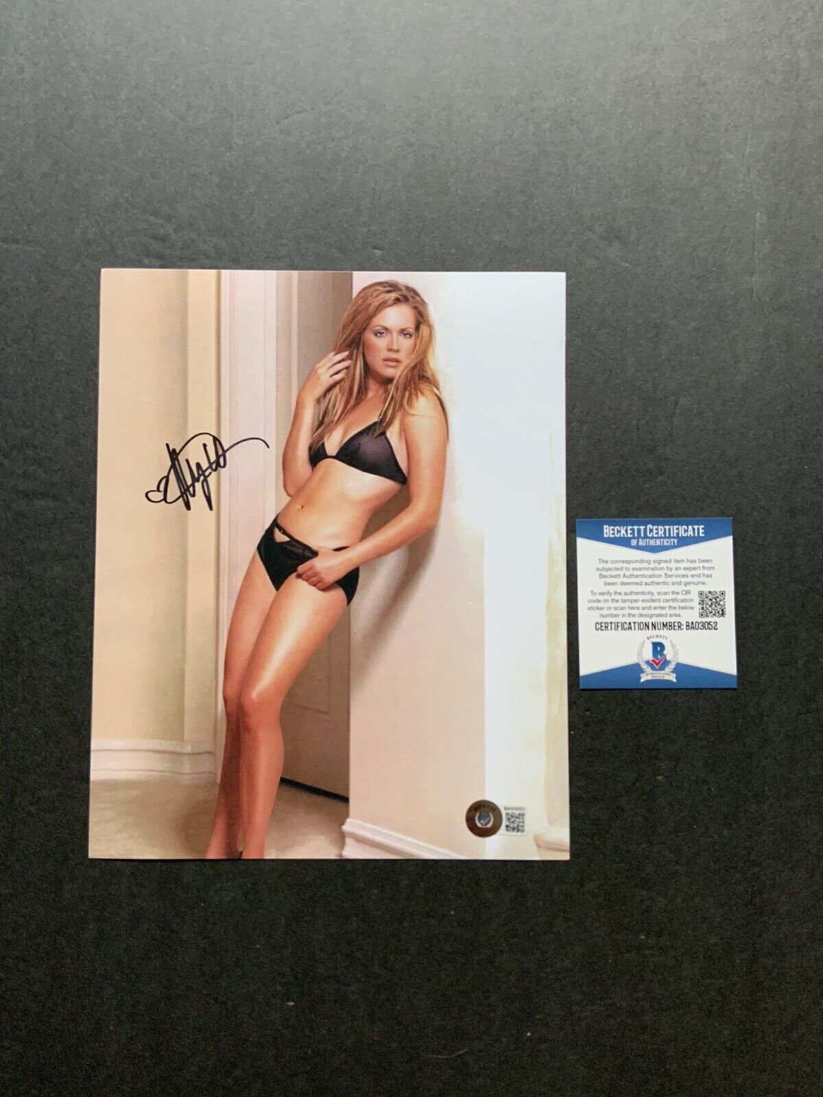 Melissa Joan Hart Hot signed autographed Bikini Sexy 8x10 Photo Poster painting Beckett BAS Coa