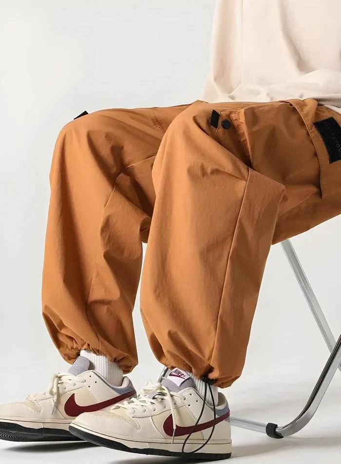 Brownm Parachute Pants