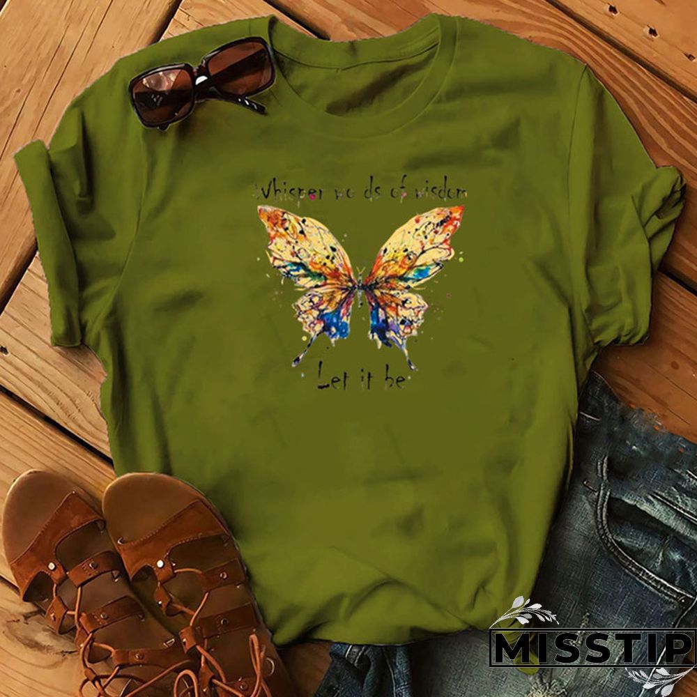 Grey Fashion Casual Print O Neck Tops