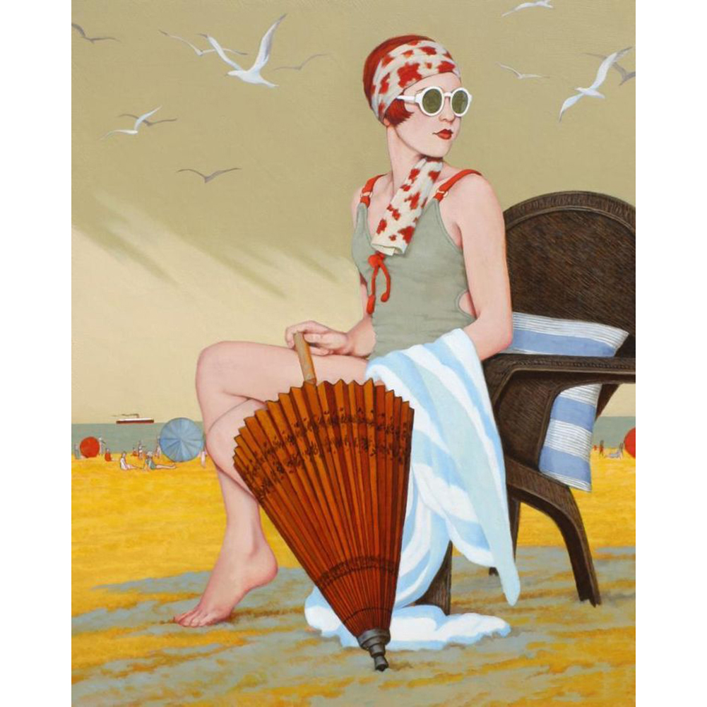 

Beach Girls - Round Drill Diamond Painting - 30*40CM, 501 Original