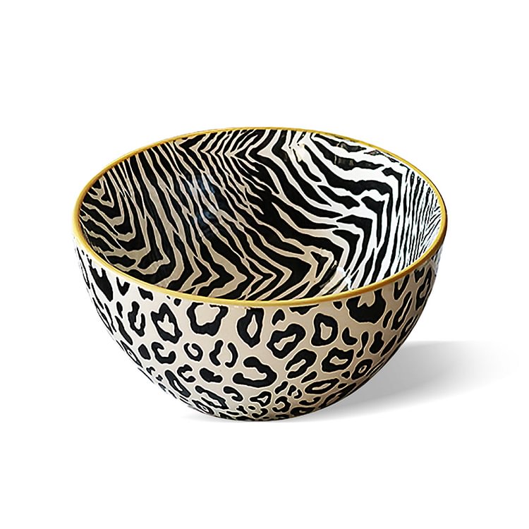 Mixed Print Ceramic Bowl