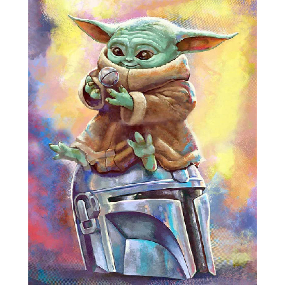 

Yoda - 11CT Counted Cross Stitch - 40*50CM, 501 Original