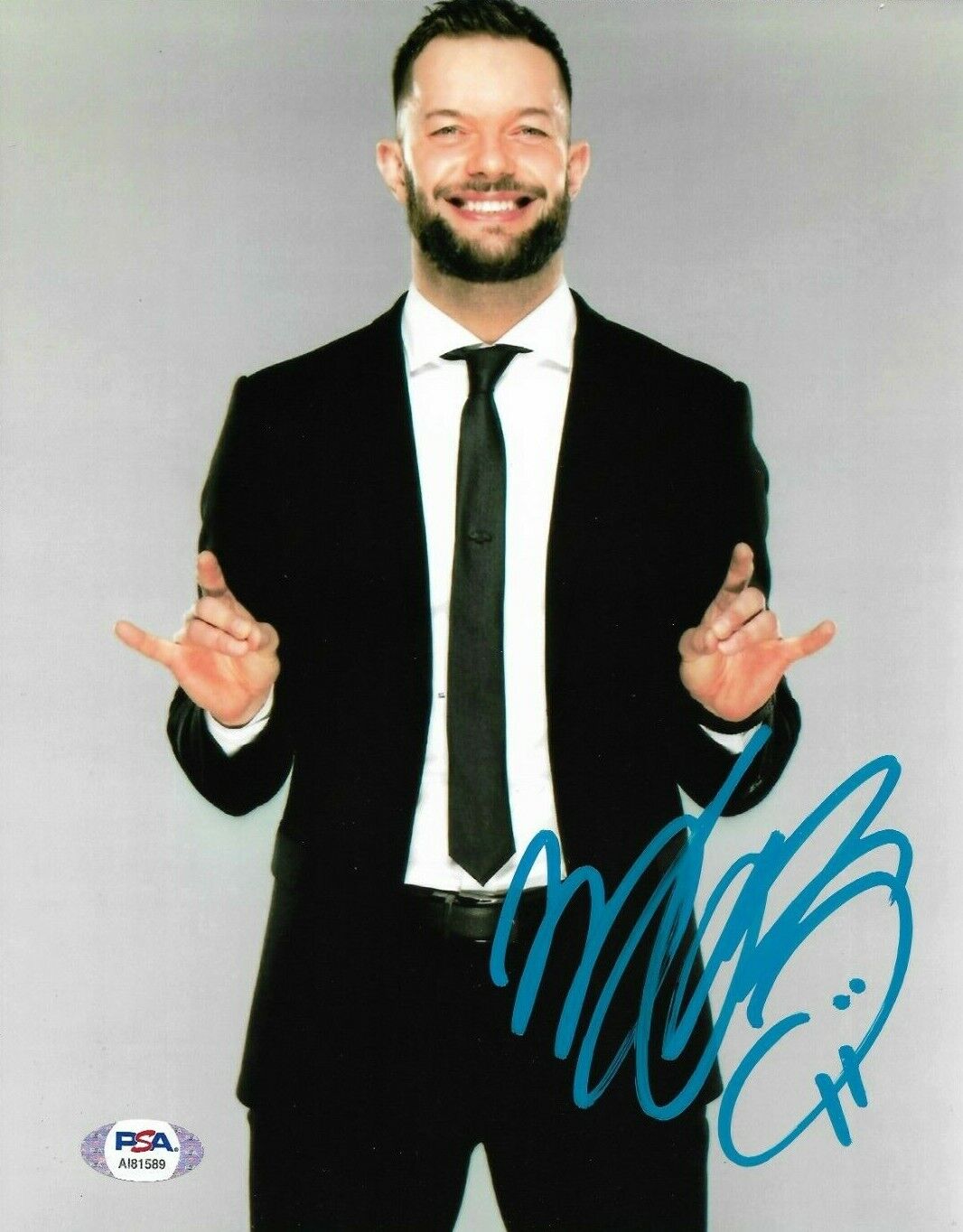 WWE FINN BALOR HAND SIGNED AUTOGRAPHED 8X10 Photo Poster painting WITH PROOF AND PSA DNA COA 64