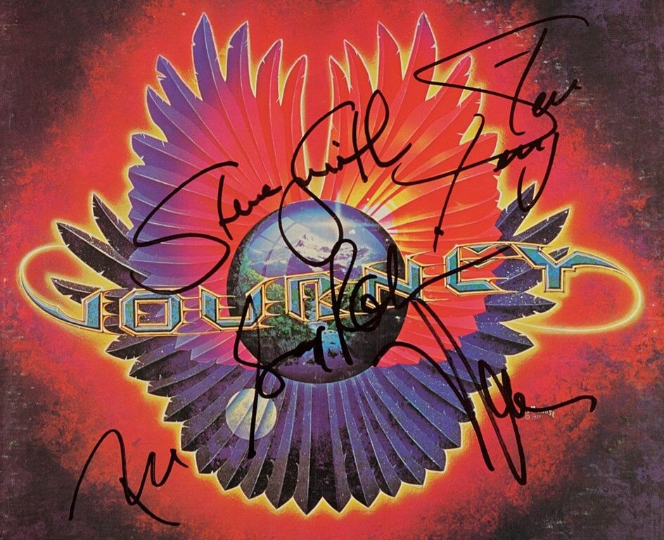 JOURNEY Signed Photo Poster paintinggraph - US Rock Band - preprint