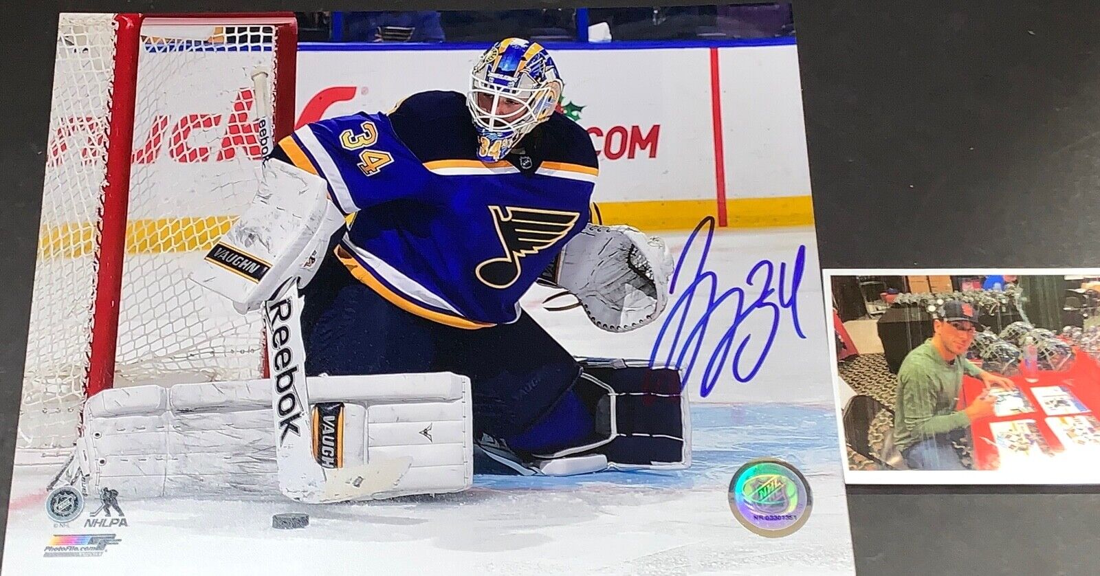 Jake Allen St Louis Blues Autographed Signed 8x10 Photo Poster painting 1