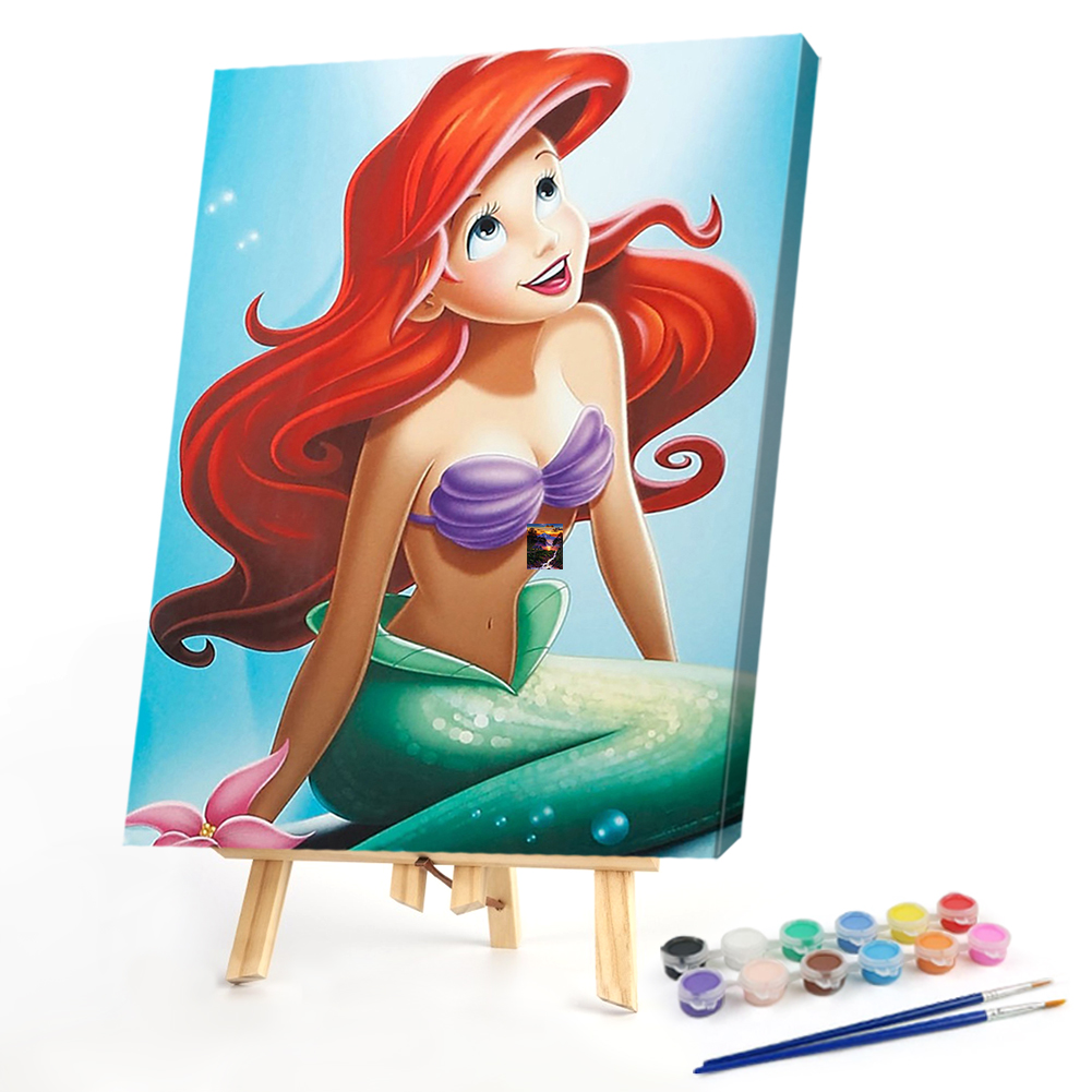 

40*50CM - Paint By Numbers - The Little Mermaid, 501 Original