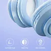 Light-Up Wireless BT Headphones Rechargeable Kawaii Wireless BT5.3 Headset Gradient Color HiFi Stereo Gaming Earphones for Home Office School Outdoor Travel