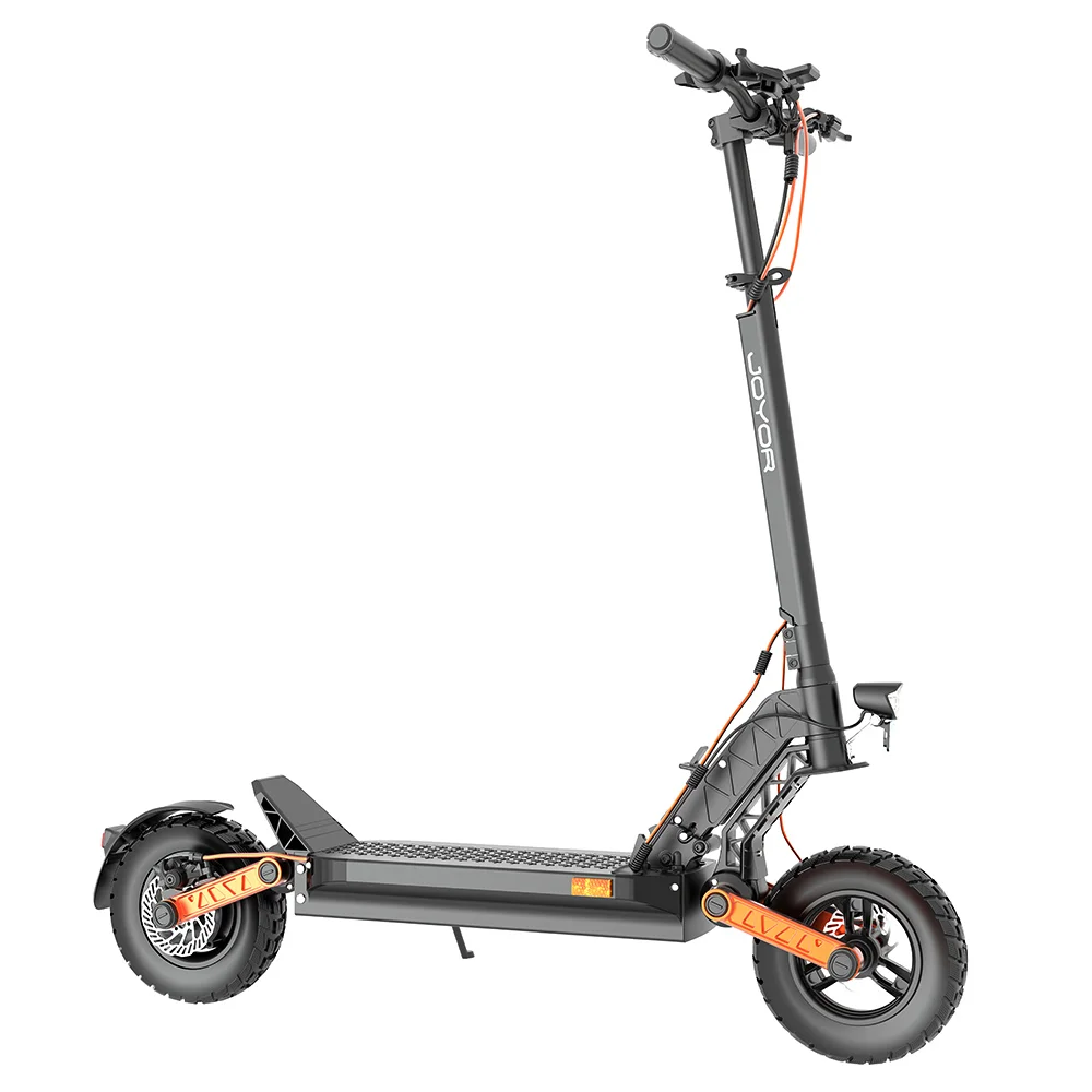 JOYOR S5 Pro 10-inch Electric Scooter with ABE Certification, 48V 26Ah Battery, 500W Motor, 20km/h 70-100km Range Cruise Control Color Display Dual Disc