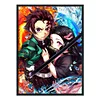 Demon Slayer - 11CT Stamped Cross Stitch - 40*56cm