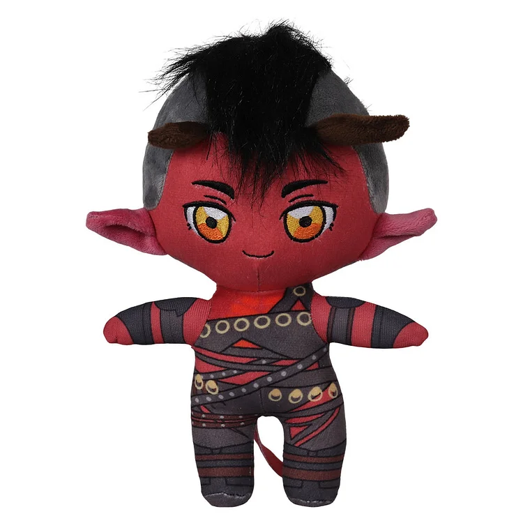 Baldur's Gate Karlach Red Cosplay Plush Toys Cartoon Soft Stuffed Dolls Mascot Birthday Xmas Gift