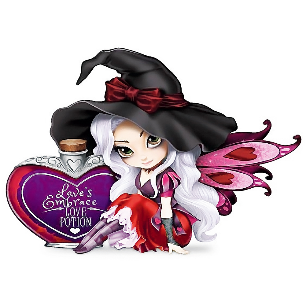 

40*30CM - Round Drill Diamond Painting - Flower Fairy, 501 Original
