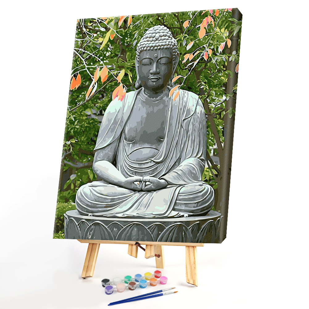 

40*50CM Paint By Numbers-Buddha Statue, 501 Original