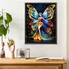 >SALE<5D DIY Full Round Drill Diamond Painting Butterfly Fairy Home Decor 30x40cm