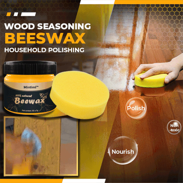 Hugoiio™ Wood Seasoning Beeswax Household Polishing