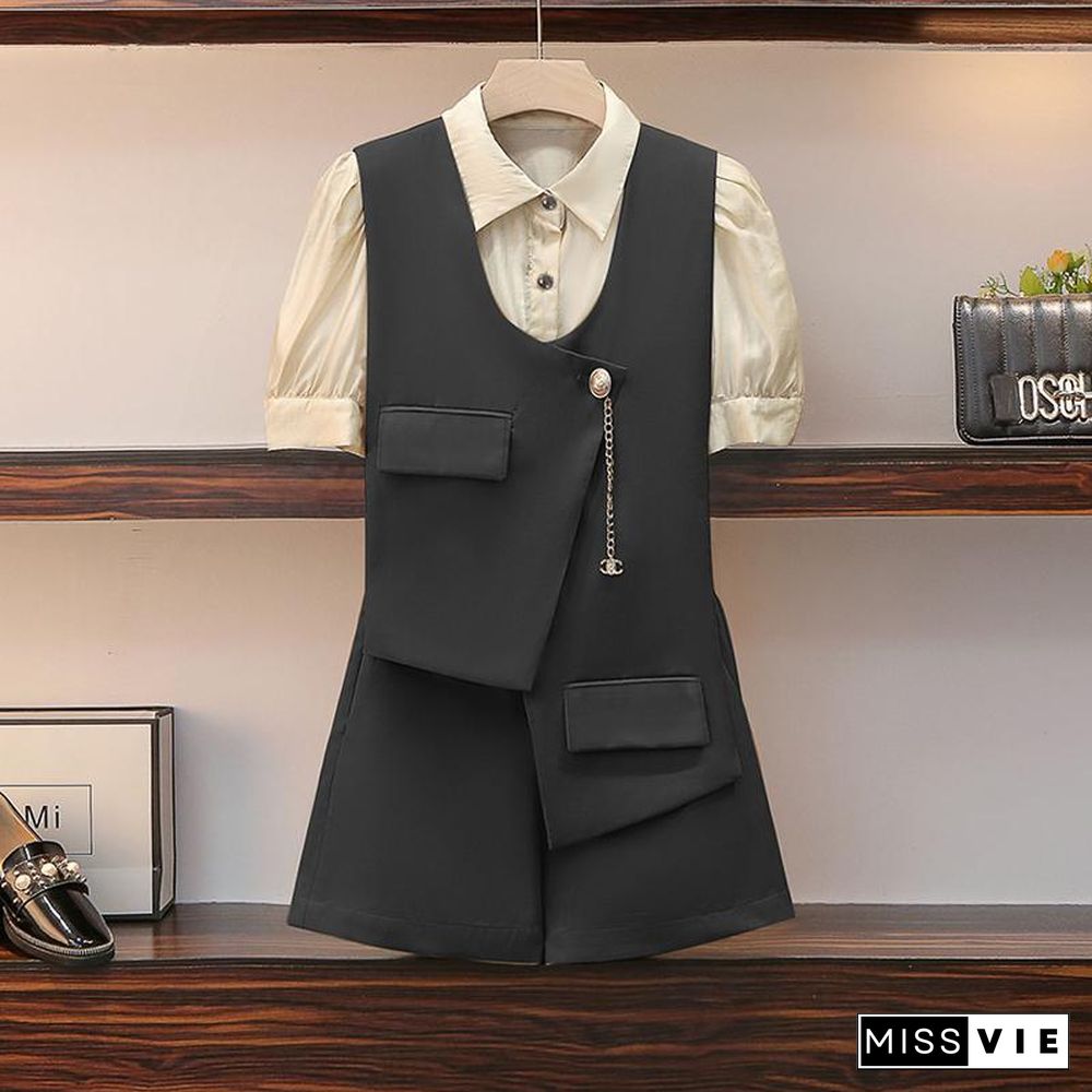 Fashion Vest Three-Piece Set P11750