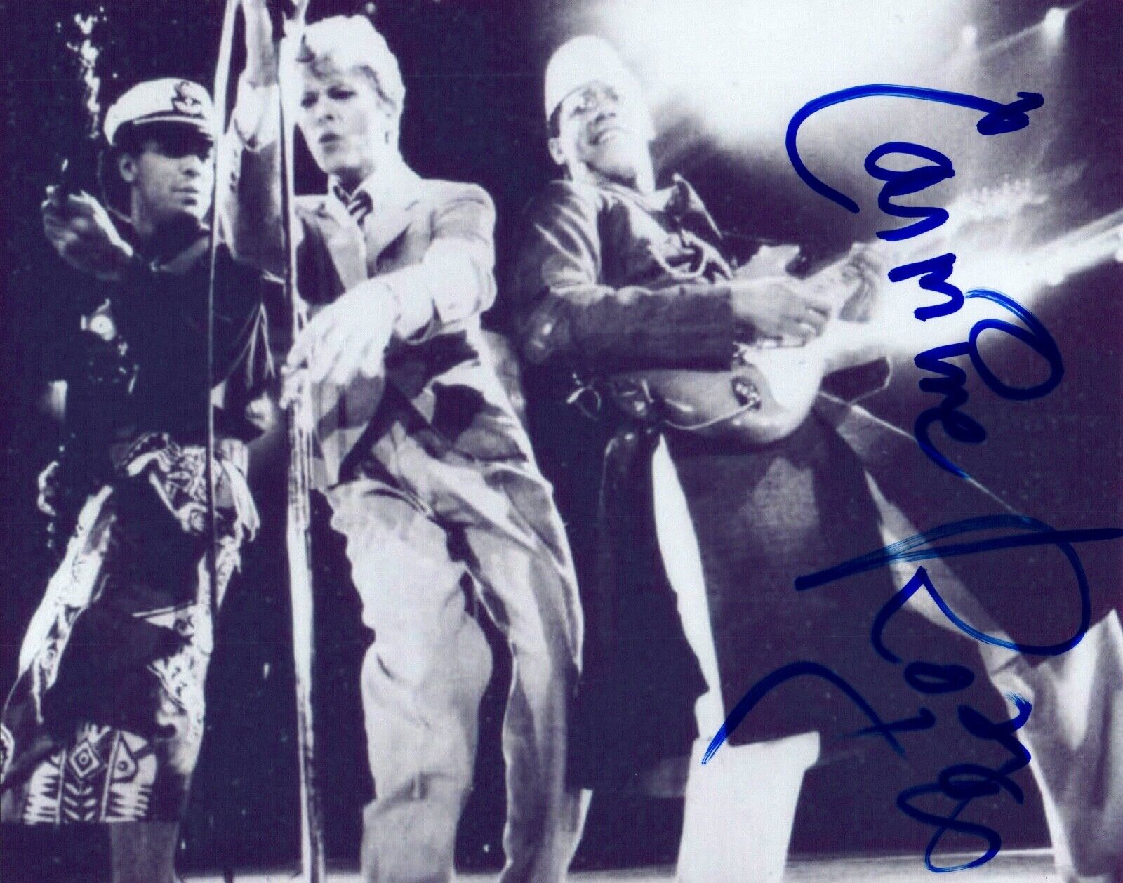 Carmine Rojas Signed Autographed 8x10 Photo Poster painting David Bowie Bassist COA