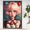 uk.everydayedeals (Limited Stock)Diamond Painting - Round AB Drills - Ice Cream Girl(45*65cm)