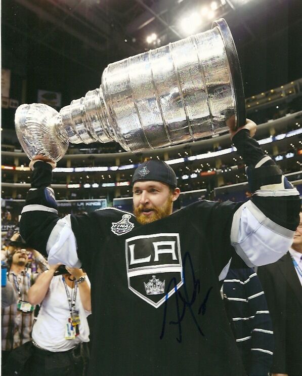 Los Angeles Kings Trevor Lewis Stanley Cup Signed Autographed 8x10 Photo Poster painting COA TWO