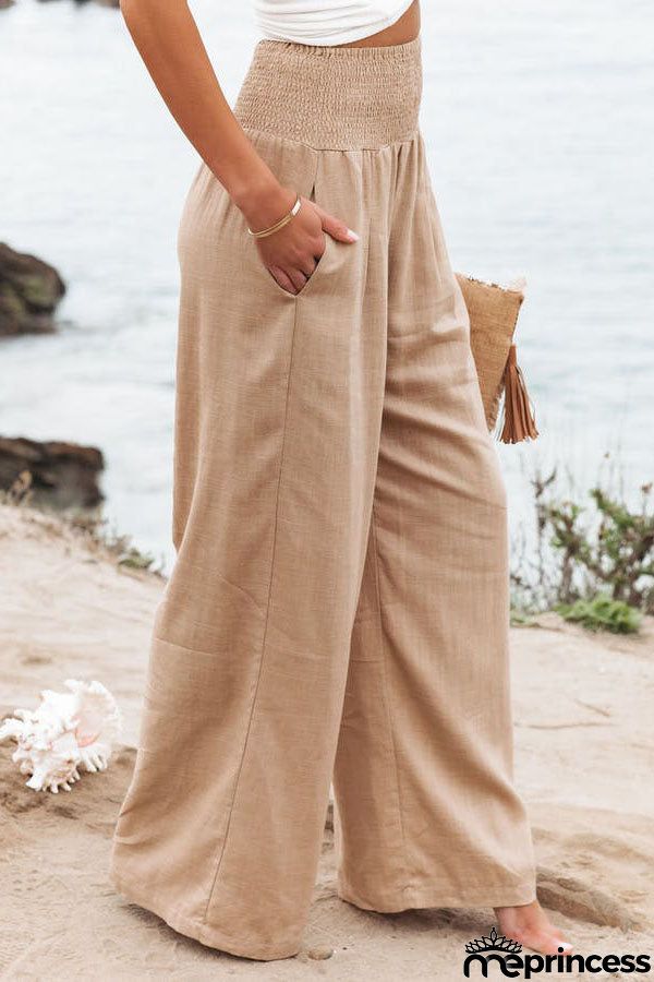 Fresh Air Pocketed Smocked Pants