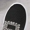 Gioiacombo&trade; Nuove scarpe casual slip-on da donna con strass