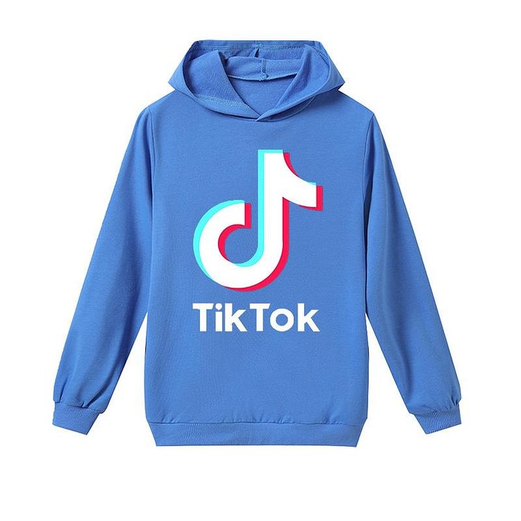 Kids Cotton Printed Hoodie TikTOK Sweatshirt-Mayoulove