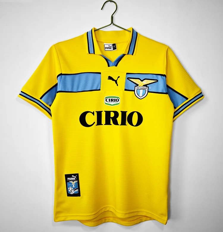 1998/99 Lazio away yellow jersey