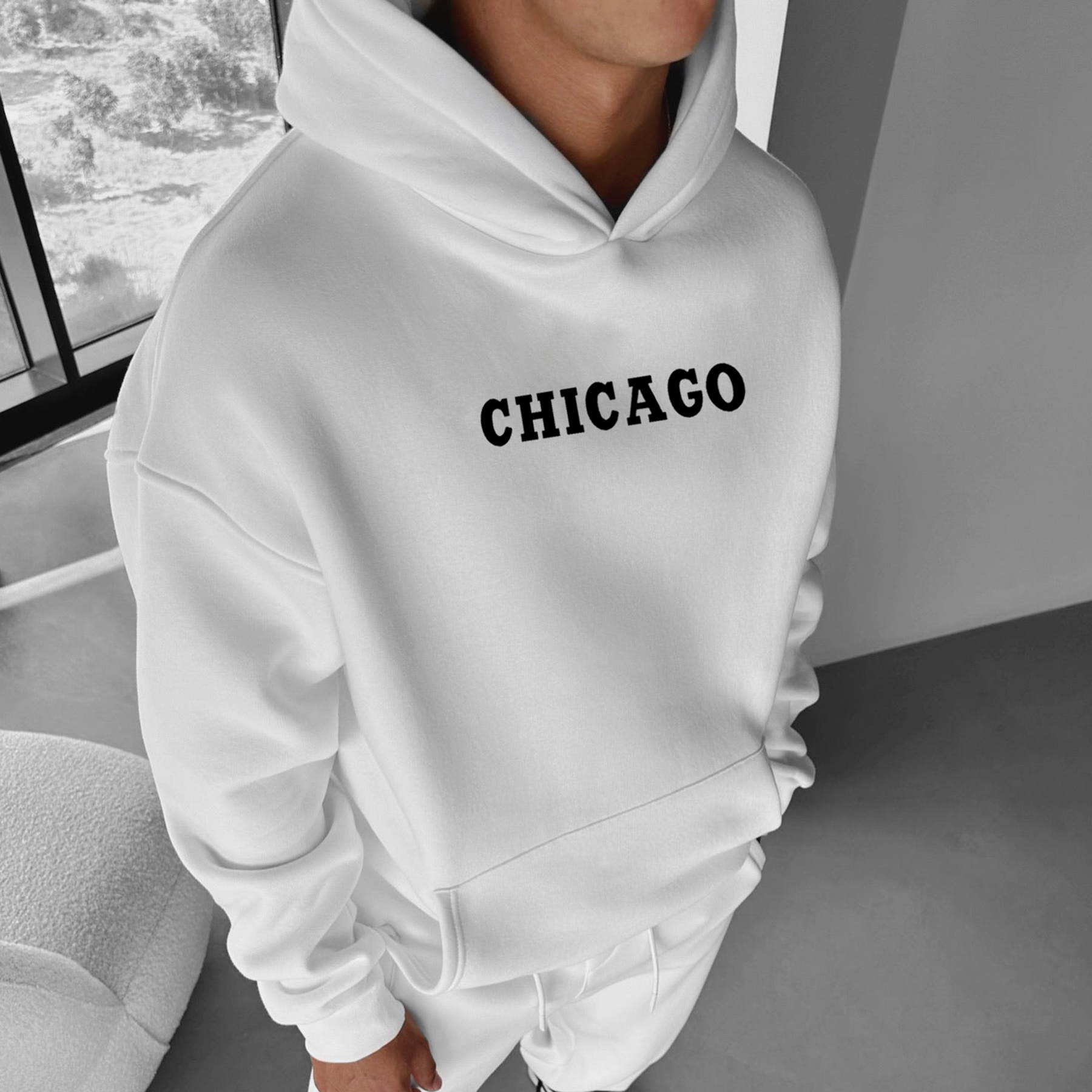Oversized Chicago Hoodie