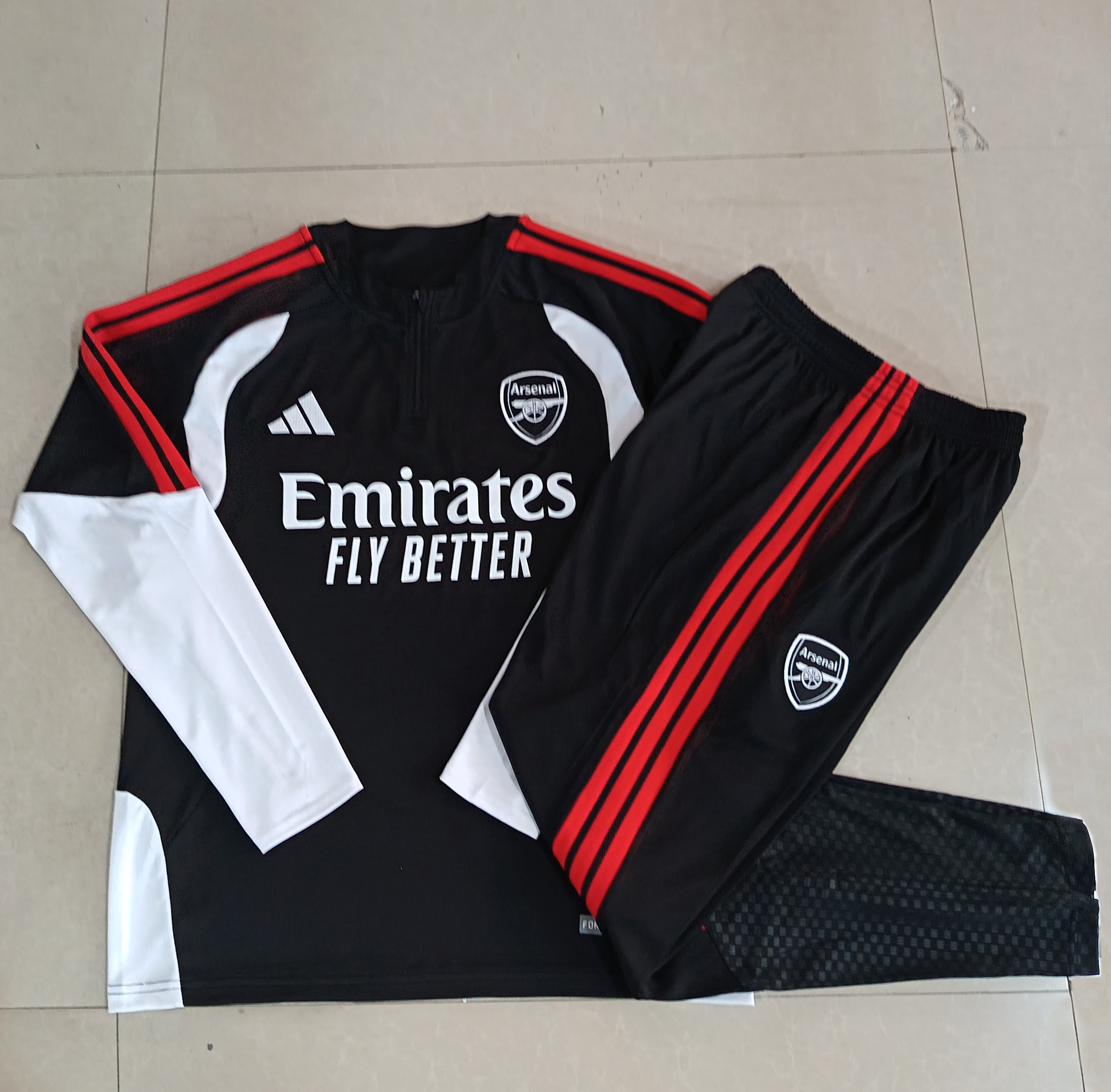 26/27 Arsenal Half-Pull Training Suit Jersey Set