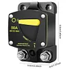 48V Car Circuit Breaker with Manual Reset Switch 50A/100A Marine Circuit Breaker